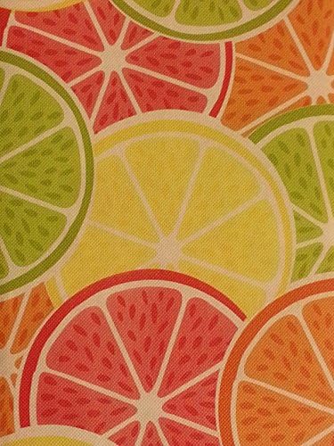 PEVA PVC-FREE Citrus Splash Tablecloth 52in x 70in Oblong