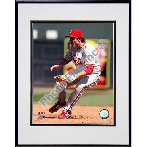 Buy Photofile Philadelphia Phillies Chase Utley 2008 Fielding Action - Matted 8x10 Photo in Aluminum... by Photo File