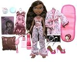 Bratz Nighty-Nite Collection - Sasha Doll with Collectible Overnight Bag & Pillow and Exclusive Perfume