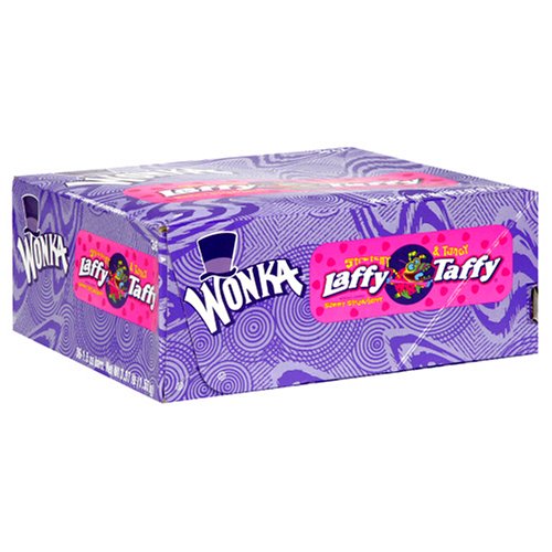 Wonka Stretchy & Tangy Laffy Taffy, Sammy Strawberry, 1.5-Ounce Packets (Pack of 36) by Sugar-Free Candy