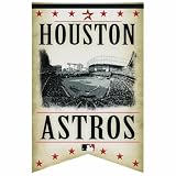 MLB Houston Astros Premium Felt Banner 17-by-26