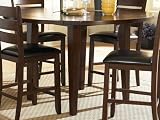 36 quiescent susan:Home Elegance 586-36RD Ameillia Round Counter Height Drop Leaf Table