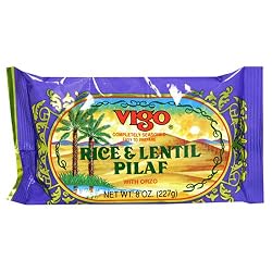 Vigo Rice and Lentil Pilaf, 8-Ounce Pouches (Pack of 12)