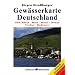 Gew�sserkarte Deutschland, S�d, Rhein, Main, Mosel, Donau, Neckar, Bodensee