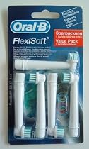 Braun EB 17-4+1 Ersatzzahnbürsten 5 Stück im Sparpack Flexisoft für Braun Oral-B Elektrozahnbürsten (Aktionspack)