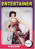 2008 Topps American Heritage Baseball Cards # 90 Clara Bow ( Actress )( Entertainer ) Trading Card in Protective Screw Down Display