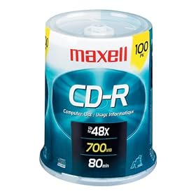 Click here to buy Maxell Model 648200 CD-R Spindle (100-Count) by Maxell.