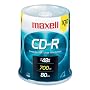 Maxell 648200 700MB/80-Minute 48x CD-R Spindle (100-Count)