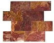 3x6 Multi Red Onyx Subway Brick Polished Tiles for Backsplash, Shower Walls, Bathroom Floors