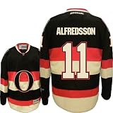 ALFREDSSON 11 Ottawa Senators Reebok Premier Third NHL Hockey Jersey (NHLPA Certified Custom Sewn Authentic Twill)