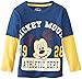 Disney Boys' Mickey Mouse Athletic Skater-Sleeve T-Shirt