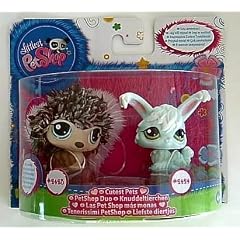 Littlest Pet Shop - Knuddeltierchen - #2423 Igel & #2424 Hase - OVP
