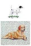 English Pointer Glass Cutting Board