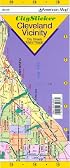 American Map City Slicker Cleveland Vicinity, Ohio: City Streets, Metro Roads