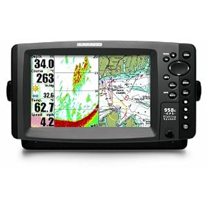 Humminbird 958c Combo 8-Inch Waterproof Marine GPS and Chartplotter with Sounder by