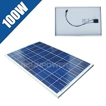 Solar Panel 100 Watt 12 Volt Policrystalline - By Asunpower