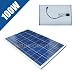 Solar Panel 100 Watt 12 Volt Policrystalline - By Asunpower