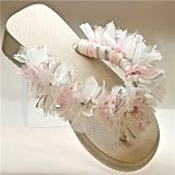 Beach Wedding Wedge Flip Flops