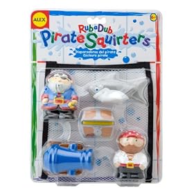 Alex Rub-A-Dub Pirate Squirters by Bath Toys