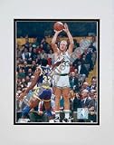 Larry Bird and Magic Johnson, (Shooting) Double Matted 8