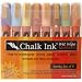 Chalk Ink 6mm Earthy Wet Wipe Markers, 8-Pack