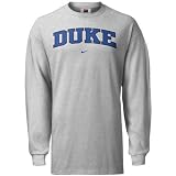Nike Duke Blue Devils Ash Classic College Long Sleeve T-shirt