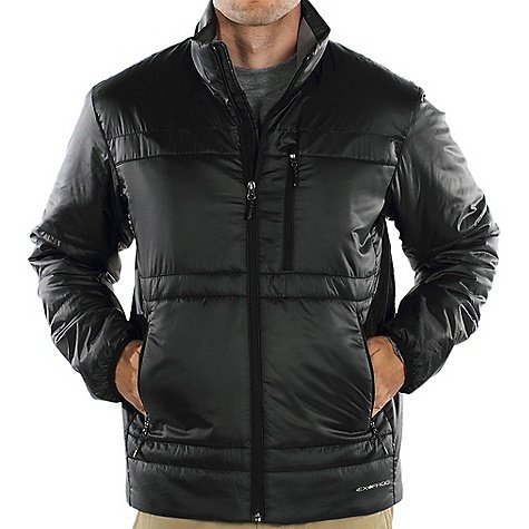 ExOfficio Mens Storm Logic Jacket, Black, Medium