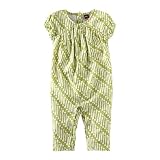 Tea Collection Baby-girls Infant Indonesian Batik Romper, Apple, 3-6 Months