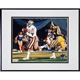 Photo File San Francisco 49Ers Ronnie Lott Endzone Interception Framed Photo Size: One Size