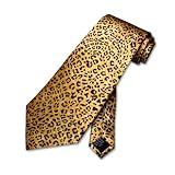CHEETAH Animal Skin Print Neck Tie. SILK Mens NeckTie.