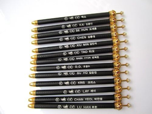 KPOP new accessories all star all member Crown ballpen Bigbang Superjunior Shinee TVXQ EXO-M EXO-K(13pc)