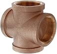 Lead Free Brass Pipe Fitting, Cross, Class 125, NPT Female