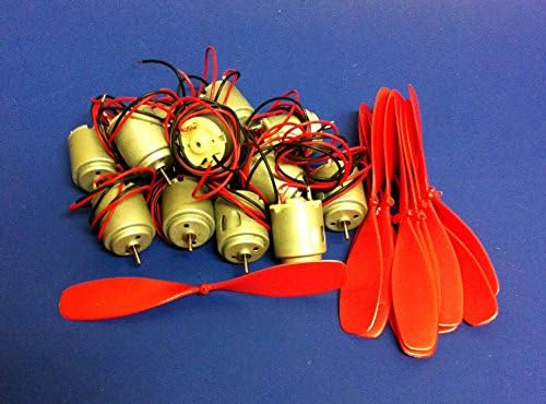 DC Motors w/propellers - Pack of 12