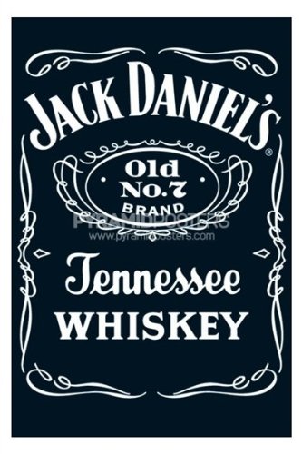 サブカル『JACK DANIEL'S/ジャックダニエルズ(BLACK)《PPS004》』ポスター
