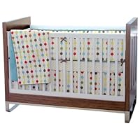 Skip Hop Mod Dot Crib Bedding 4 Piece Set, Mod Dot
