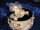 FAIRY MAGIC GARDEN FLOWER MIRROR TRINKET RING AND NECKLACE GIFT
KEEPSAKE FANTASY ART COLLECTABLE JEWELRY BOX
