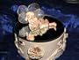 FAIRY MAGIC GARDEN FLOWER MIRROR TRINKET RING AND NECKLACE GIFT KEEPSAKE FANTASY ART COLLECTABLE JEWELRY BOX