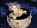 FAIRY MAGIC GARDEN FLOWER MIRROR TRINKET RING AND NECKLACE GIFT KEEPSAKE FANTASY ART COLLECTABLE JEWELRY BOX