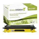 Green Initiative Remanufactured Yellow Laser Toner Cartridge for Brother TN210Y)