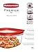 Rubbermaid Premier Easy Find Lids Food Storage Container, 2 Cup, Racer Red