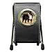 Bernese Mountain Dog Pen Holder Desk Clock
