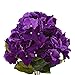 Purple Hydrangea Silk Flowers 5 Heads SOLEDI Artificial Flower Arrangements Bunch Bridal Bouquet Wedding Party Garden Home Decor