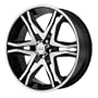 American Racing Mainline 18x8.5 Machined Black Wheel / Rim 5x120 with a 30mm Offset and a 74.10 Hub Bore. Partnumber AR89388552330