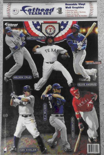 Texas Rangers Fathead Wall Graphic Team Set