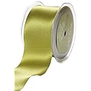 May Arts 3-Inch Wide Ribbon, Olive Satin