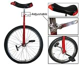 New 24 Unicycle Red Chrome Unicycle Wheel Cycling