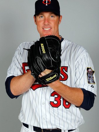 Minnesota Twins Photo Day, FORT MYERS, FL - FEBRUARY 25: Joe Nathan Photographic Poster Print by J. Meric, 9x12