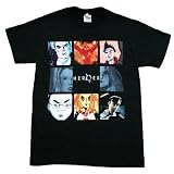 NBC HEROES CHARACTERS SQUARES Black Tee Licensed at Blue Devil Clothing