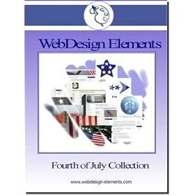 July 4th Web Design Elements - Templates, Logos and Photos by WebDesign Elements