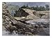 Empty Reservoir Behind the Broken South Fork Dam That Caused the Johnstown Flood in Pennsylvania Giclee Poster Print, 16x12